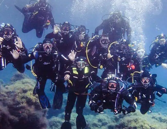 Guided dive in Taormina